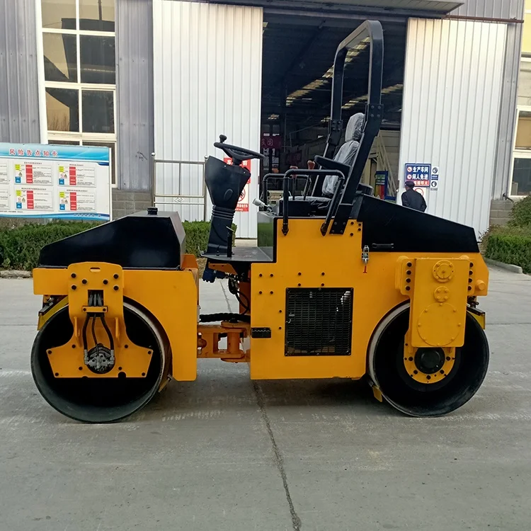 3 Ton Road Roller China High Efficient Road Roller Double Drum