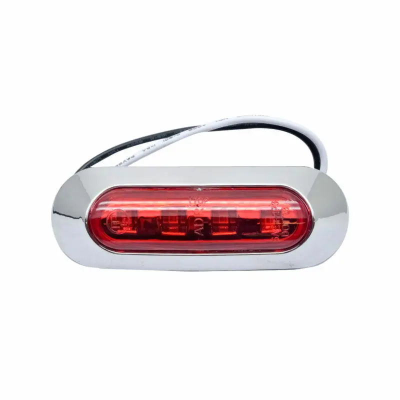 Waterproof 4 LED Side Mark Lamp Clearance indicator Light Car Truck Trailer Lorry 12V-24V light Red/White/Amber/Blue/Green
