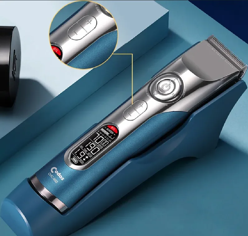 CODOS CHC-980 electric hair clipper professional rechargeable cordless trimmer LED display hair clip