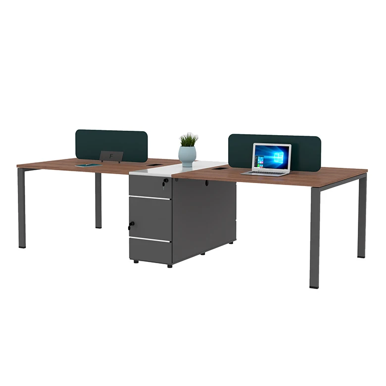 
Modern Modular Office Table photos Living Room Glass Partition Design 4 Person Workstation 