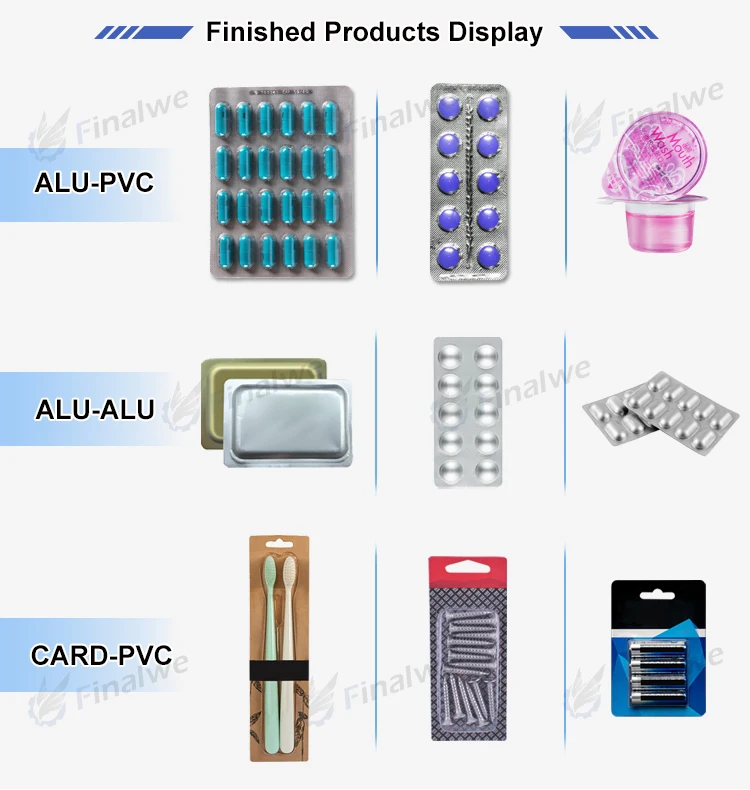 Blister Packing Machine Tablet Pill Capsule Alu PVC Blister Packing Machine With Low Price