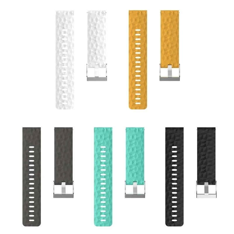Stainless Steel Buckle Replacement watch Strap for Suunto 9 Spartan Sport Wrist HR Baro Silicone Watch Band
