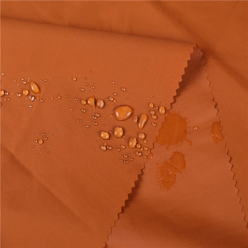 100% nylon taslon  jacket  196T nylon Taslan  waterproof  PU coating fabric