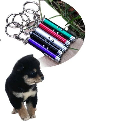 
2 In1 Red Laser Pointer Pen With White LED Light Show Funny Pet stick Childrens Cat Toy 2015 New Hot 