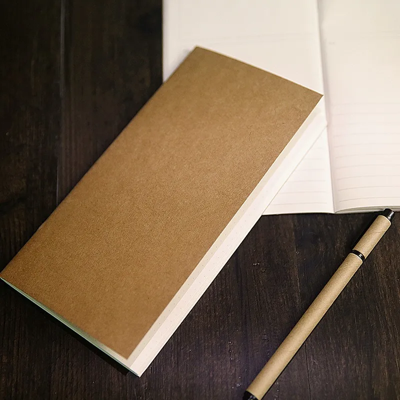 Standard Edition 21*11 travel notebook core travel diary notepad Kraft paper