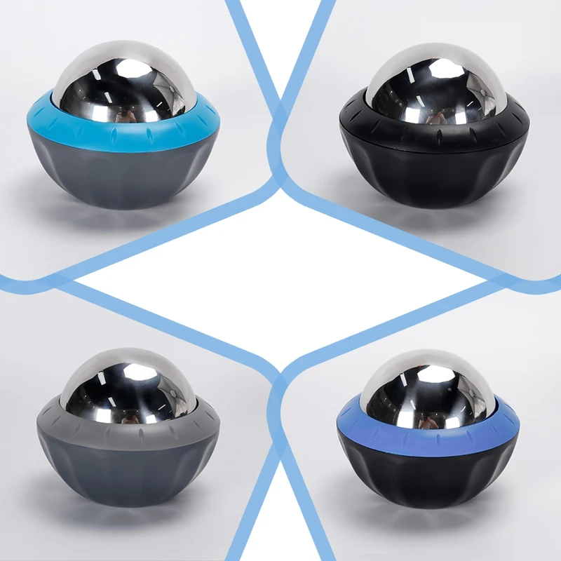 handheld Cold Massage Roller Ball black Rolling Beads Body Foot Massager Hot Cold Physiotherapy Deep Tissue Cryotherapy Ice Ball