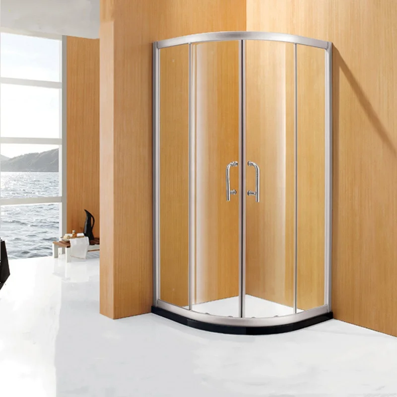 Durable tempered glass sliding enclosure shower rooms bath shower cabin price