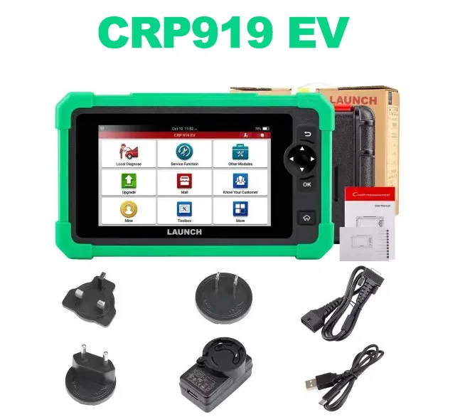 LAUNCH CRP919 EV 43+ Service Function Auto Fault Diagnosis Battery Tester for Electric Vehicle New Energy Car Diagnostic Scanner
