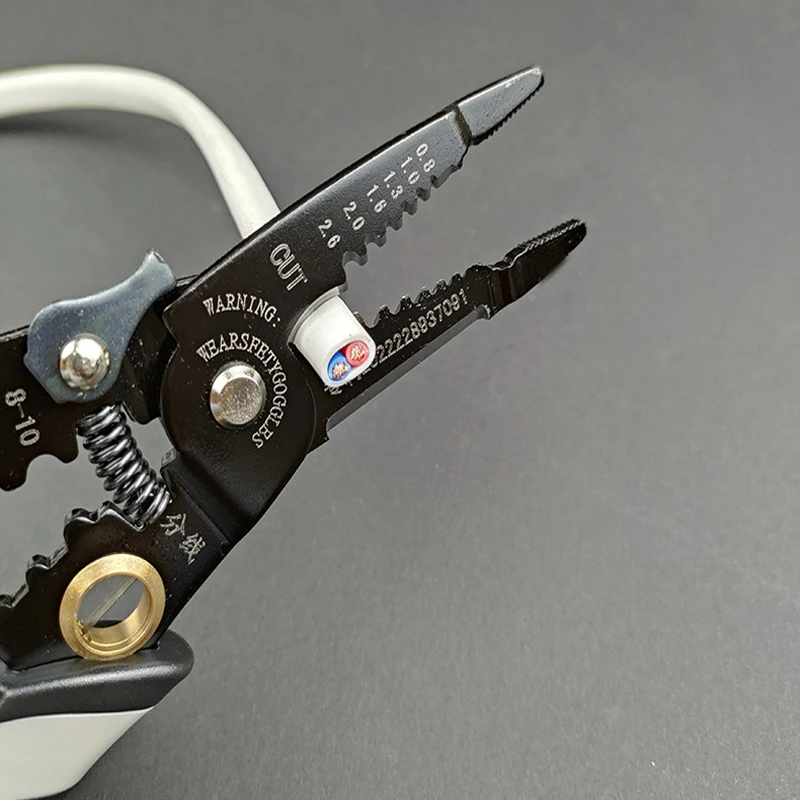7-in-1 Multi-functional Needle Nose Wire Stripper Crimping Pliers Tools Fixed Pliers for Electrician Cutting Cable