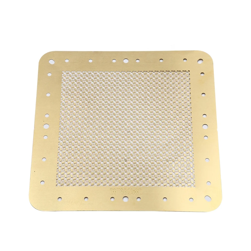 Etched Brass/Copper Mesh Filter Screen with Round Holes