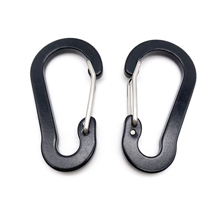 YYX Mini Carabiner Clips Tiny Spring Snap Hook Keychain Clasps Small Hanging Buckle for Backpack Camping Bottle