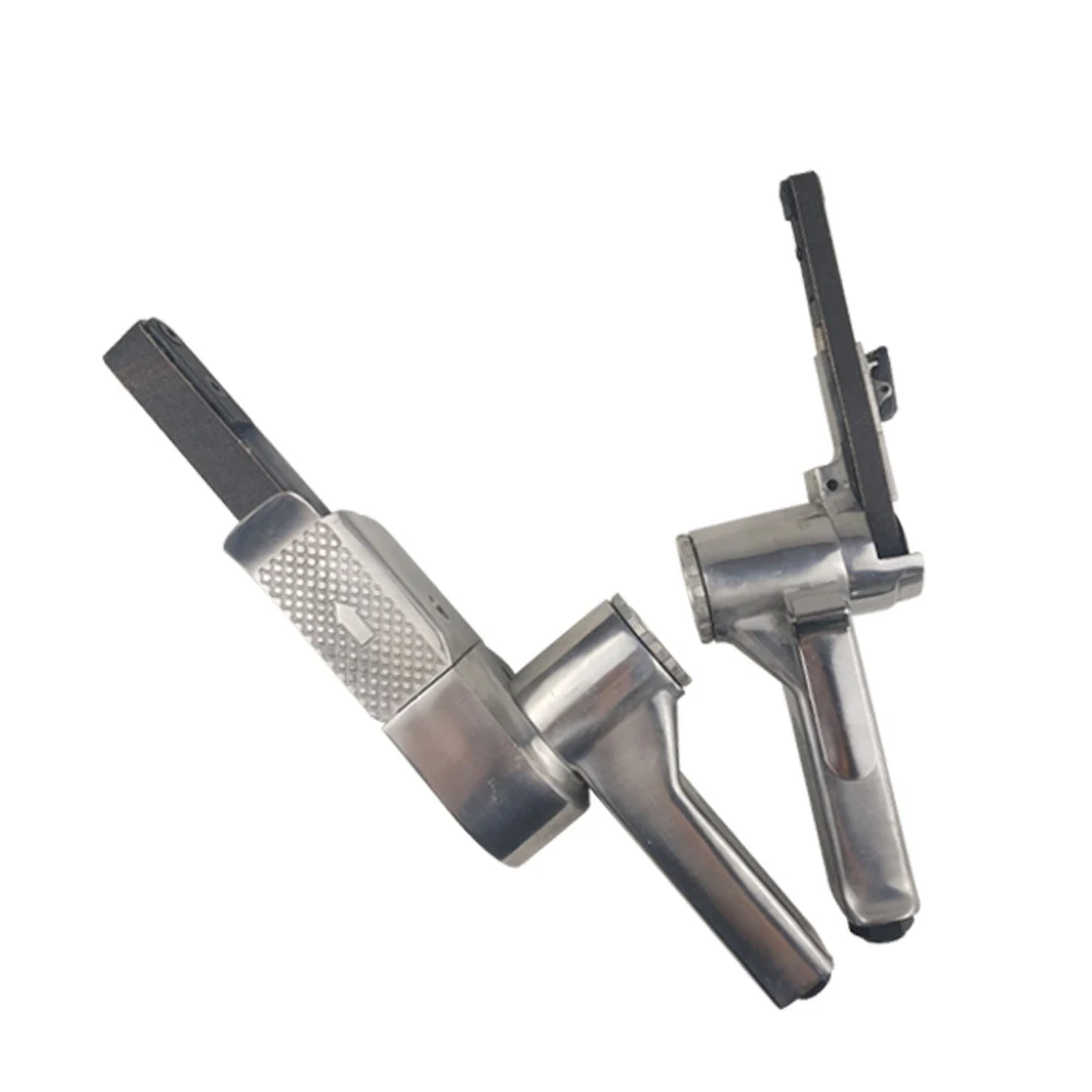 Factory direct wind research industrial pneumatic belt grinder Angle wind grinder ring machine polishing machine