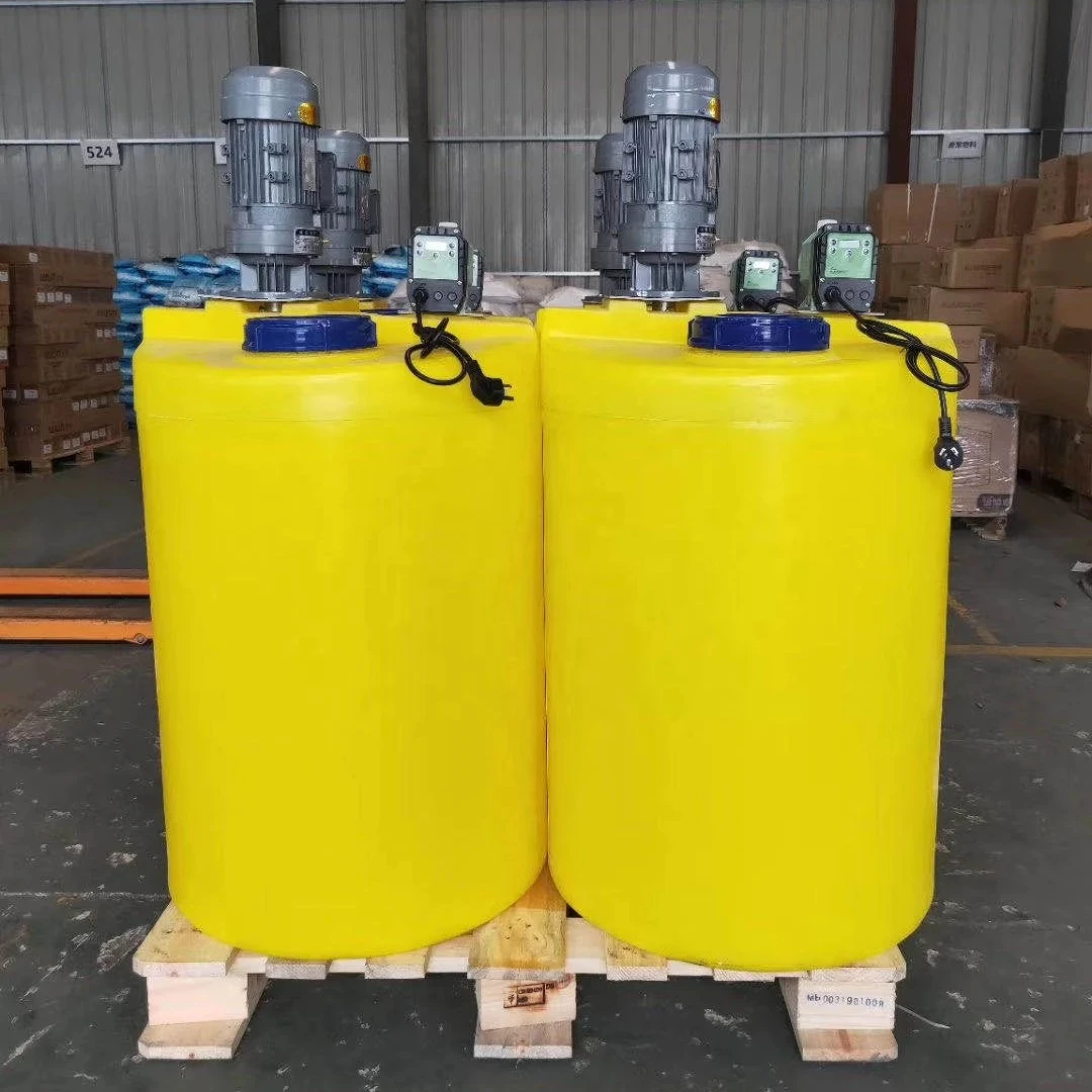 Industrial plastic 500L chemical dosing water tank