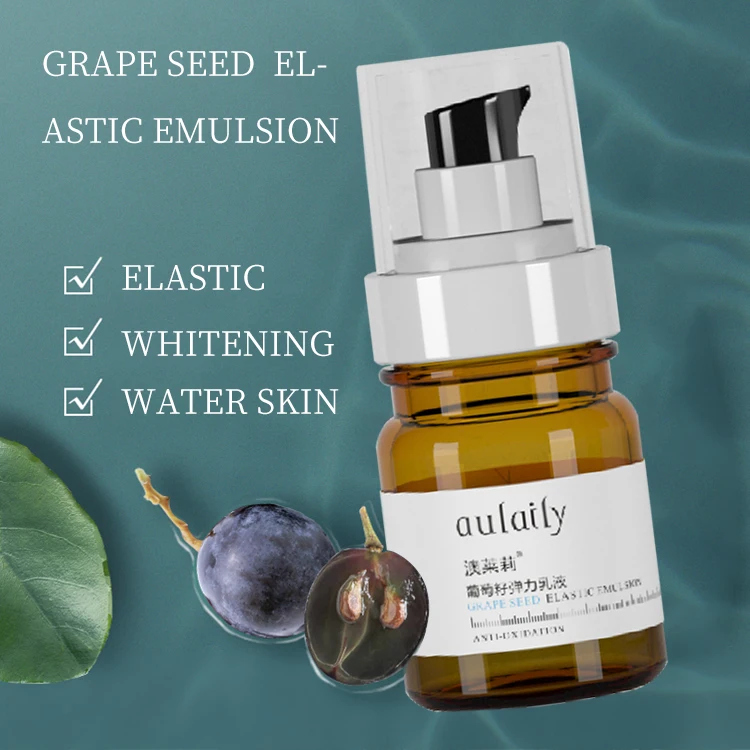 Vitamin C Grape Seed Elastic Lotion Effective Antioxidant Improves Loose Skin Fine Lines Firming Facial