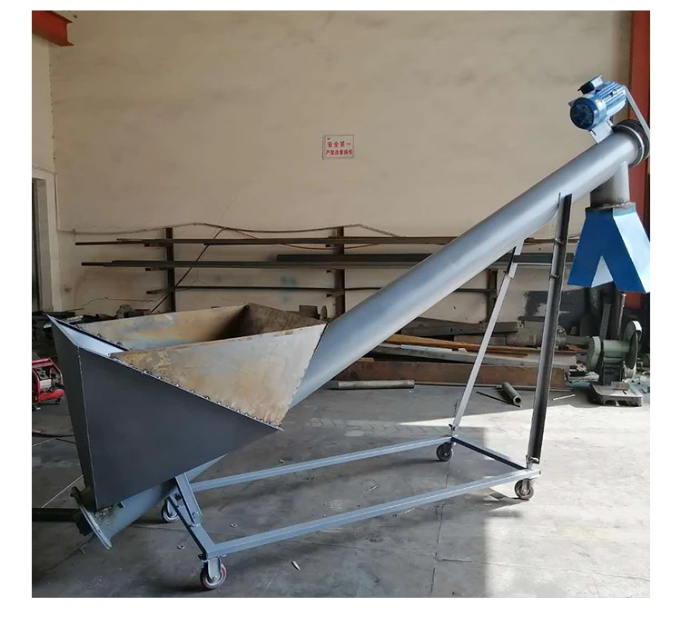 Professional Movable Flat Belt Conveyor With Hopper