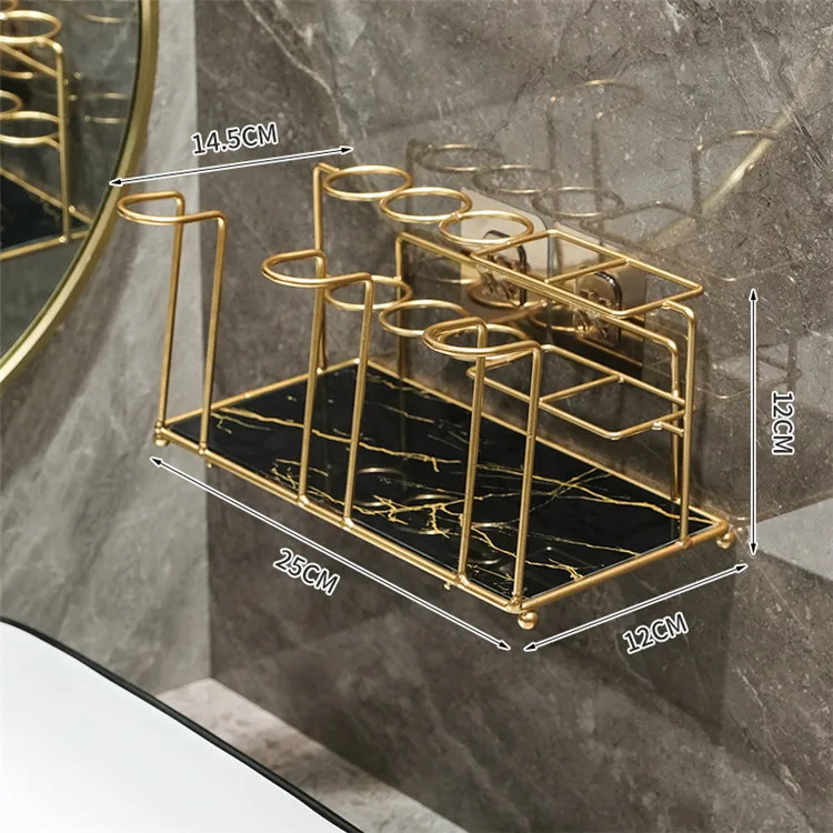 Detachable Bathroom Toothbrush Holders Wall Mounted Bathroom Shower Storage Holders Racks Organizer