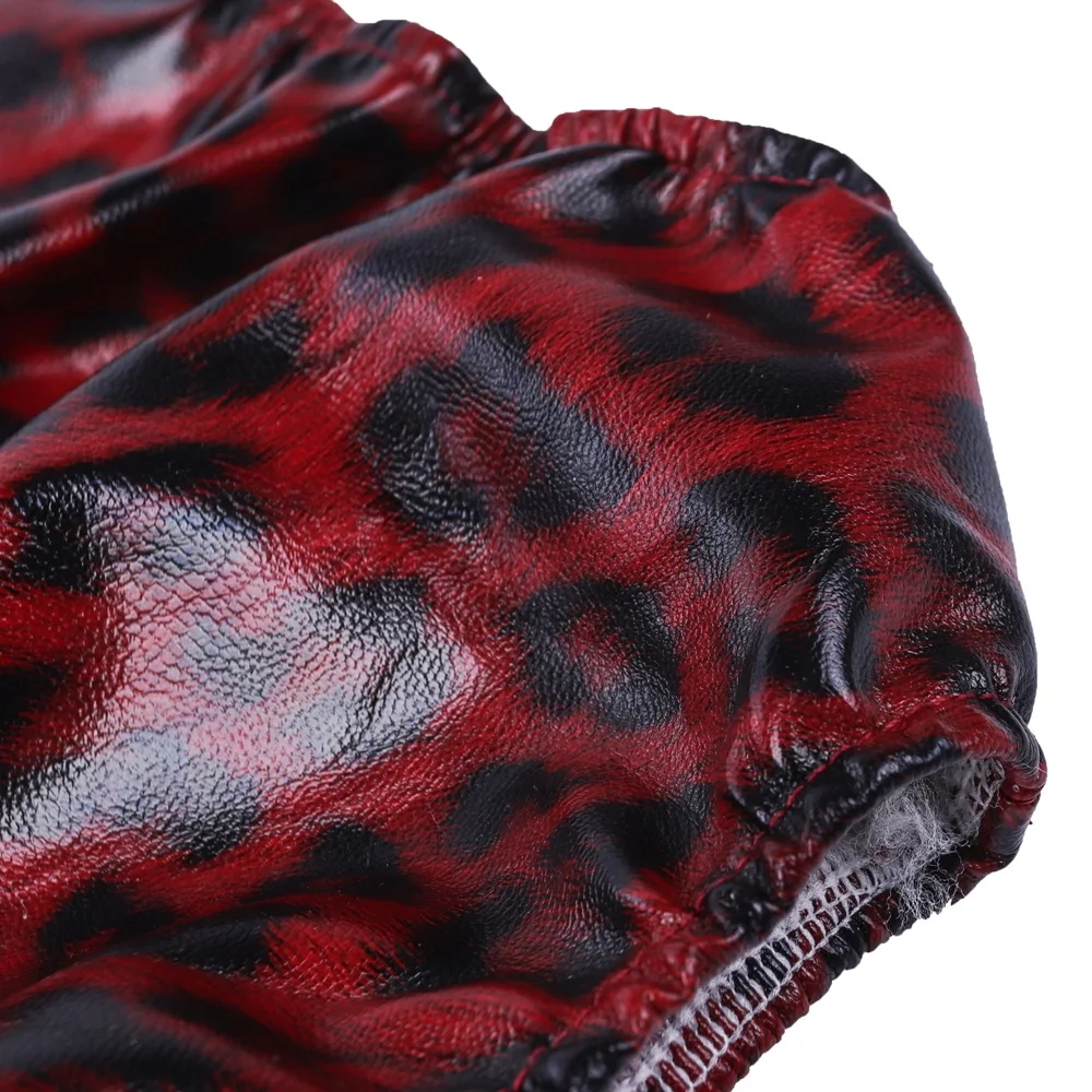 
Wholesale Fashion Kids snake print faux leather bummies shorts 