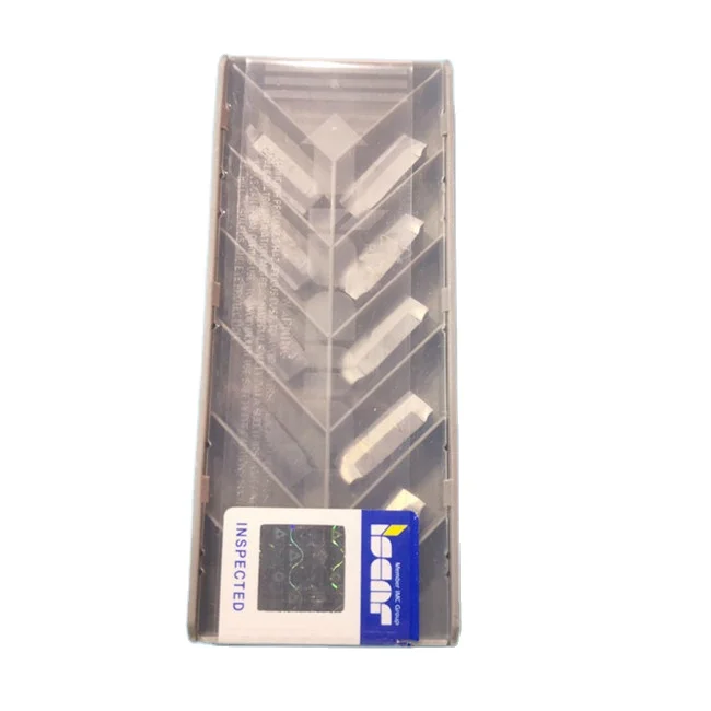 Карбидные вставки ISCAR DGN4003J IC908 10 шт./кор. Внутренние Внешние Токарные Вставки для стали нержавеющие чугунные