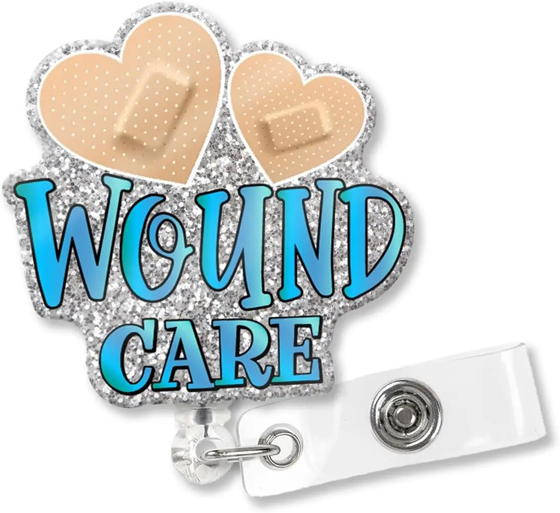 RTS Nursing Wound care Pinch Clip Badge Reel Nursing badge reel