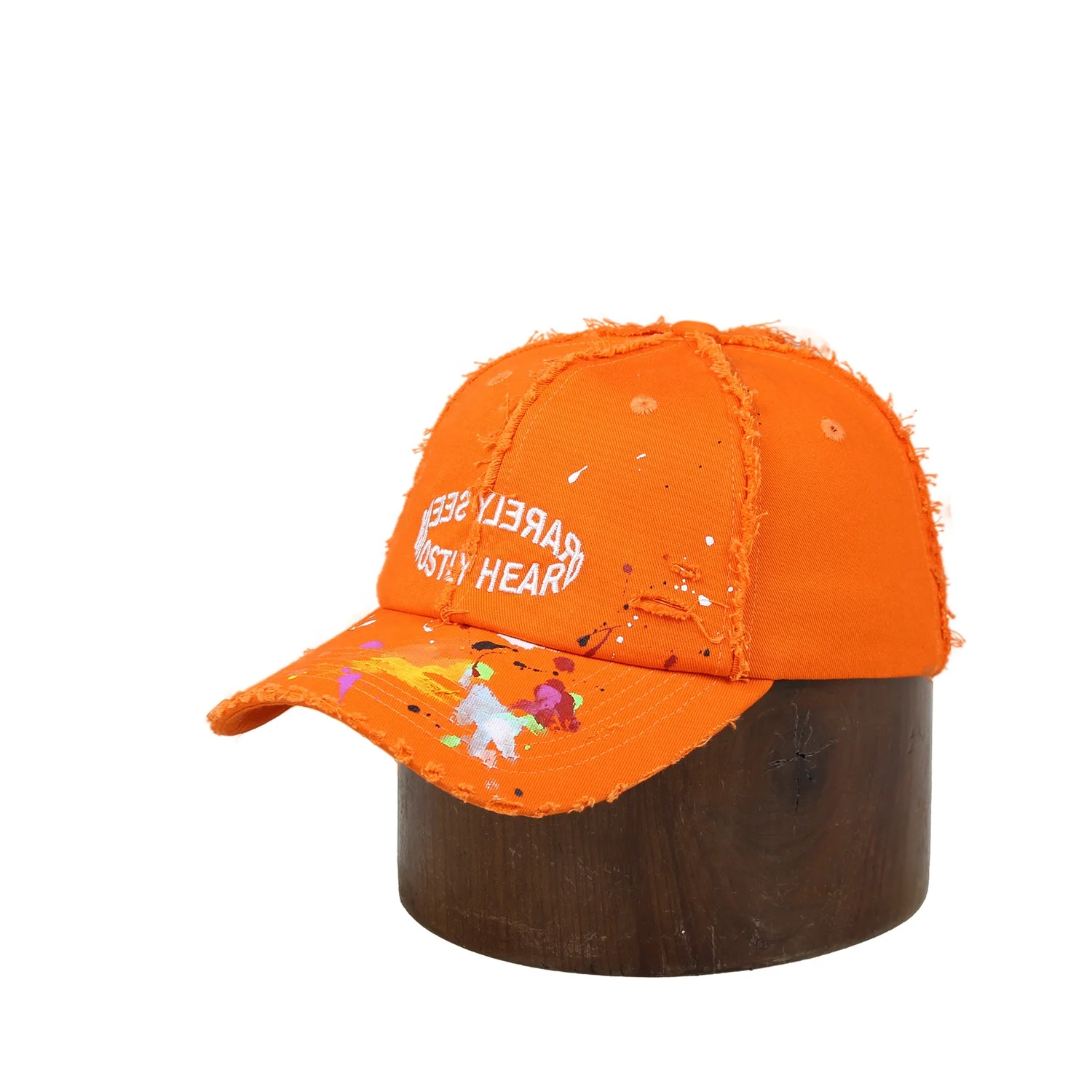 New Arrival vintage style designer custom sports cap 3D visual embroidery hats fashion star hat