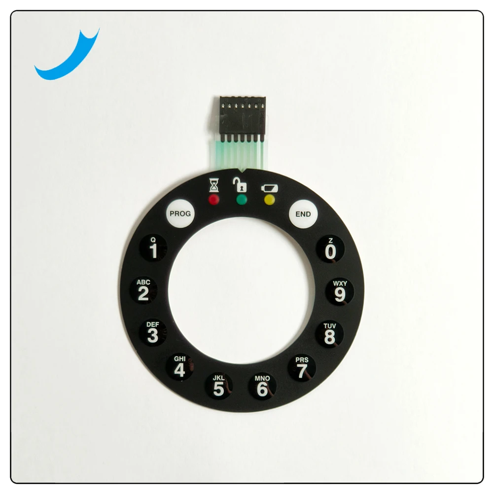 Factory made LED Typel flexible film circuit backlight membrane switch keypad panel tesa reflex with 10-year quality assurance