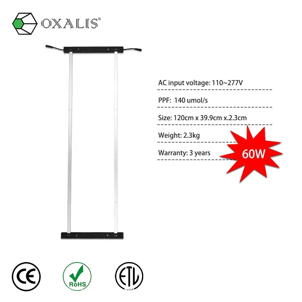 
Ul-tra Thin Design Led Grow Light Hydroponic Lamp Indoor Plants Grow Lights 