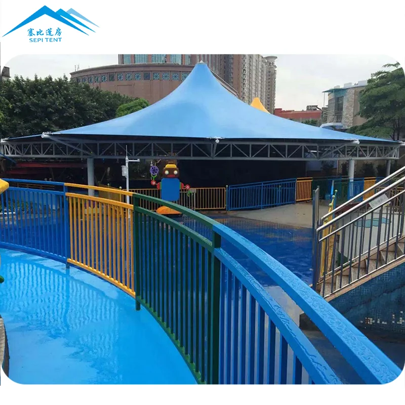 PVDF tensile fabric roof architecture membrane pergola