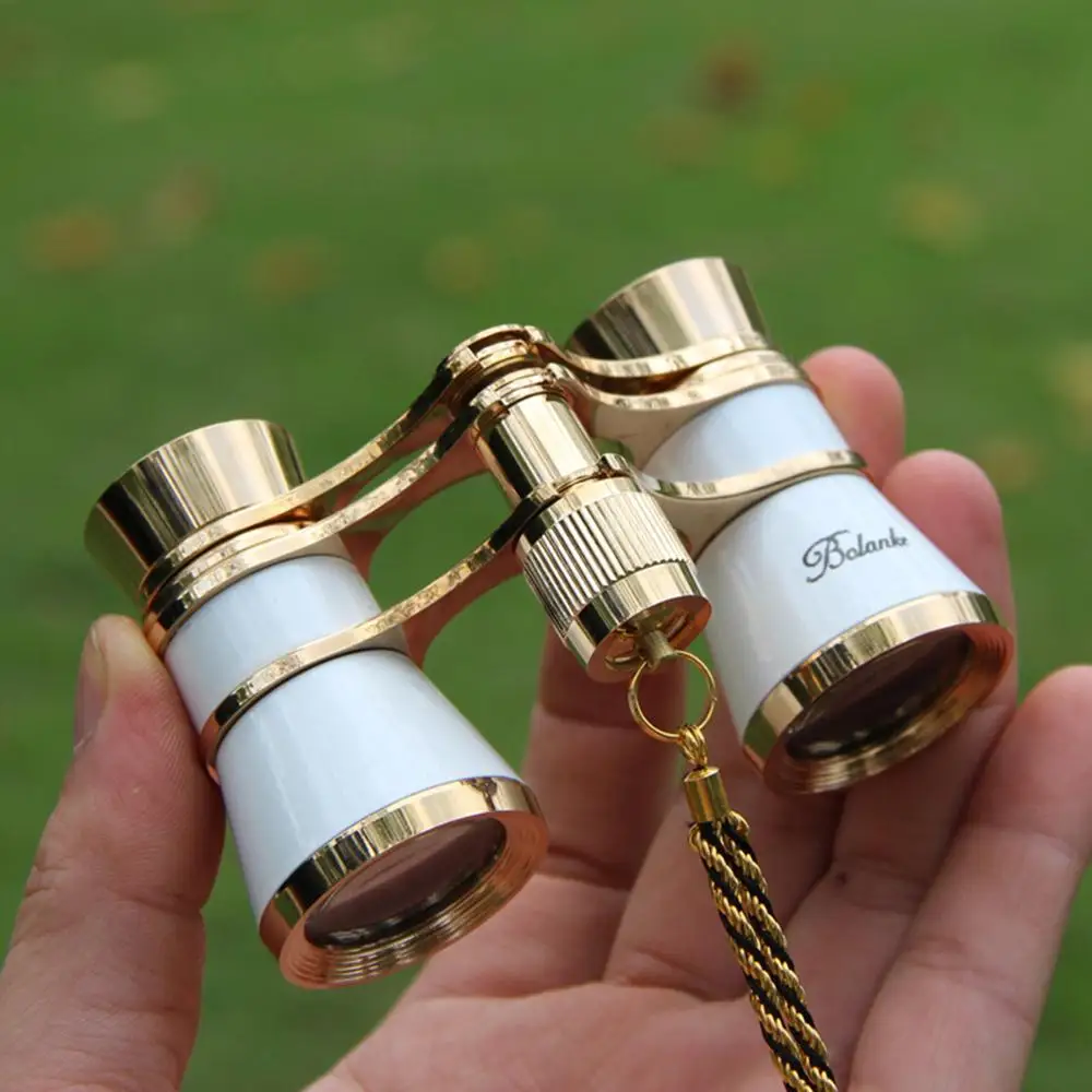 
DL046 factory low MOQ Kingscope 3X25 Vintage Opera Glasses Binoculars for Theater Musical Concert for promotional gift and event 