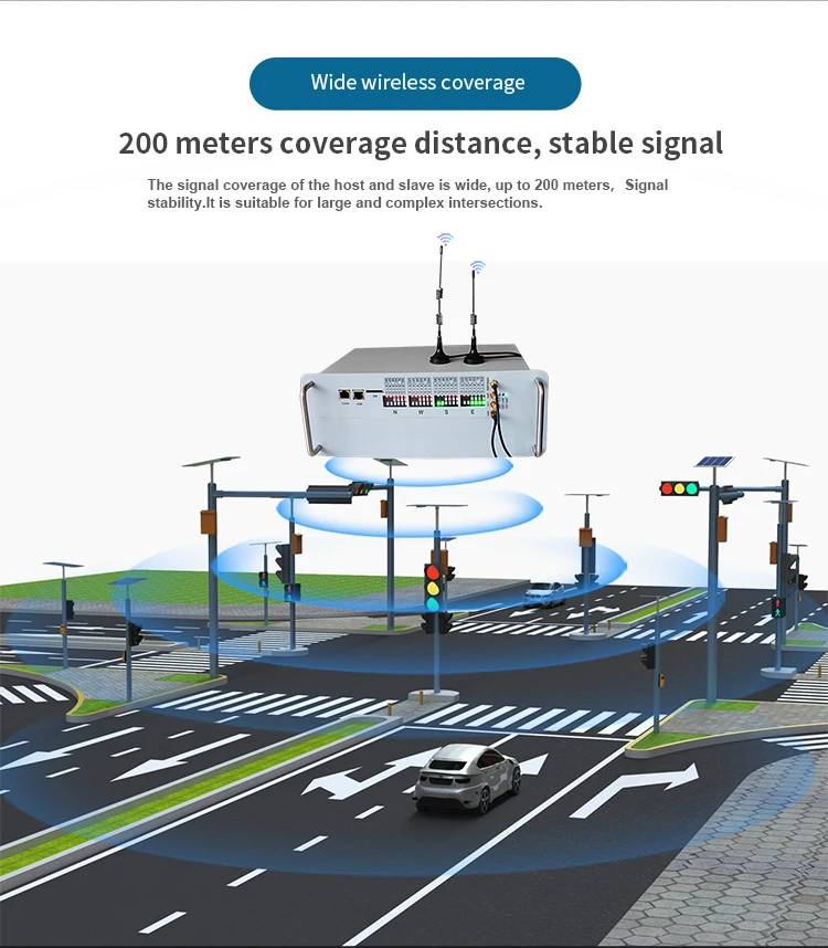 Traffic Control Equipment Remote Control Road Temporaly Street Traffic Light Light Controller Equipment