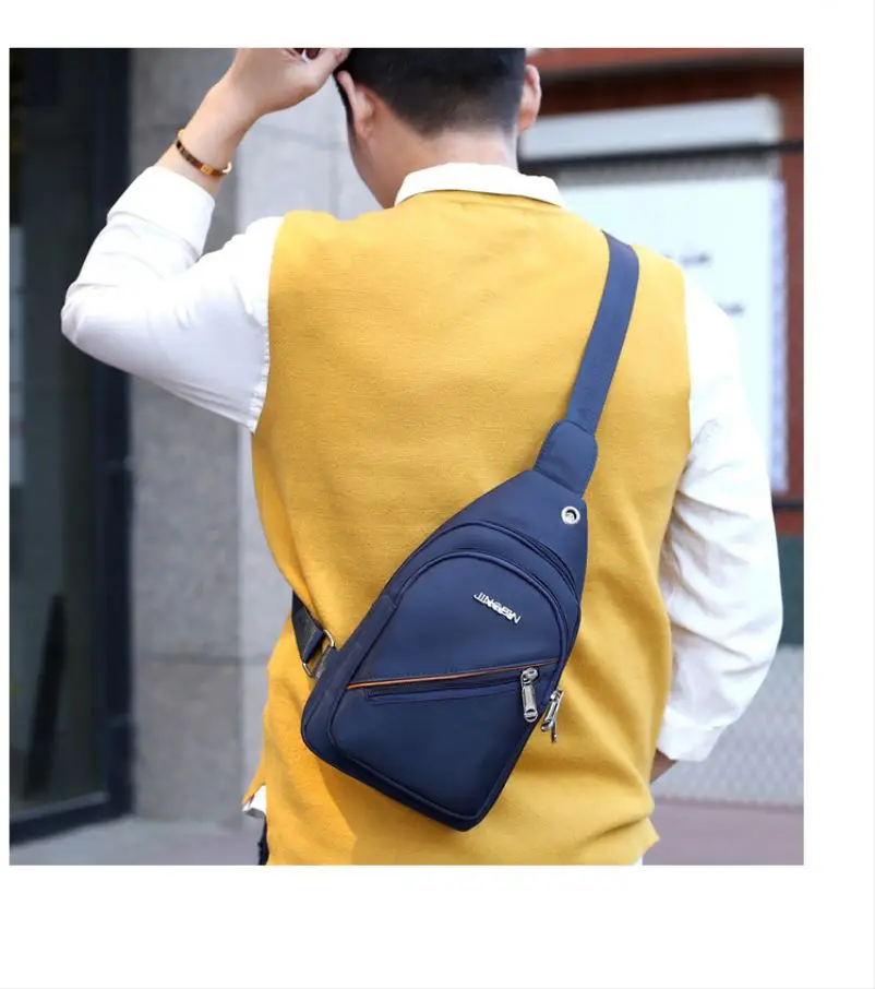 Factory directly sale waterproof chest crossbody bag men sling bag