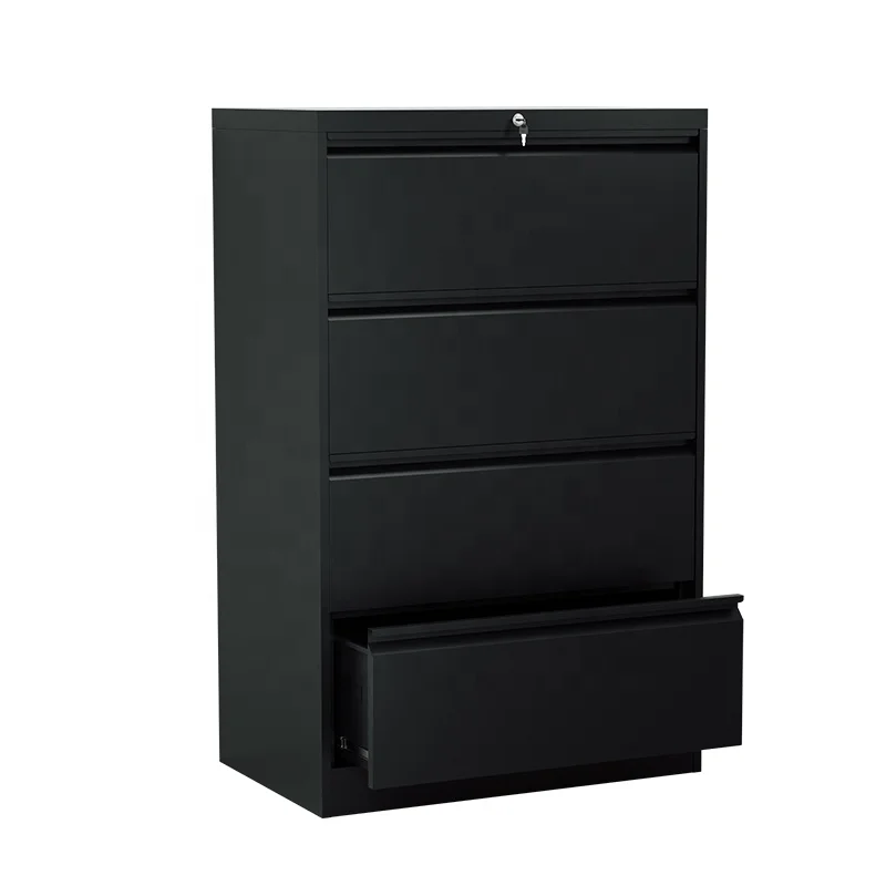 Офисный шкаф для бокового наполнения, металлический 2/3/4 широкий ящик, шкаф для хранения, стальной шкаф для хранения