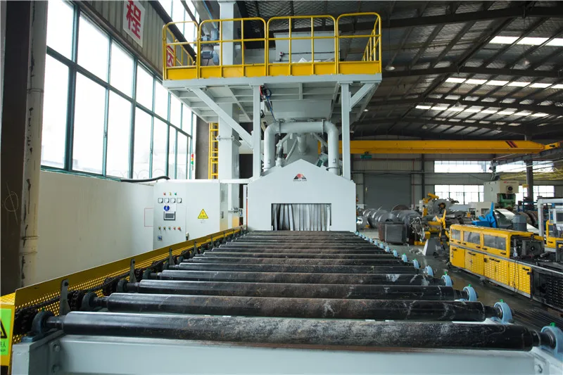 Pass Type Shot Blasting Machine for several steel materials
