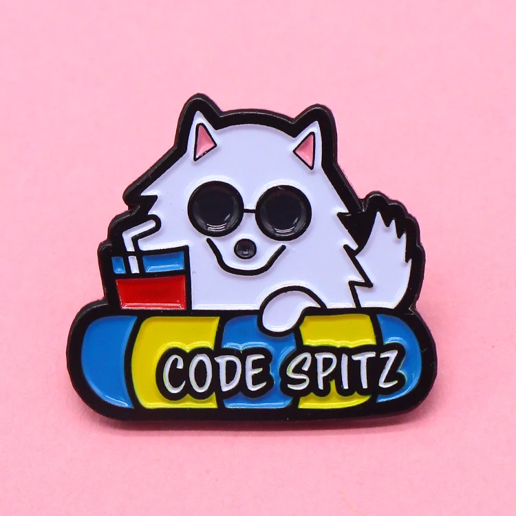 Custom Tie Hard Enamel Glitter Bulk Blank Epoxy Dome Button Badge Packaging Dog Lapel Pin