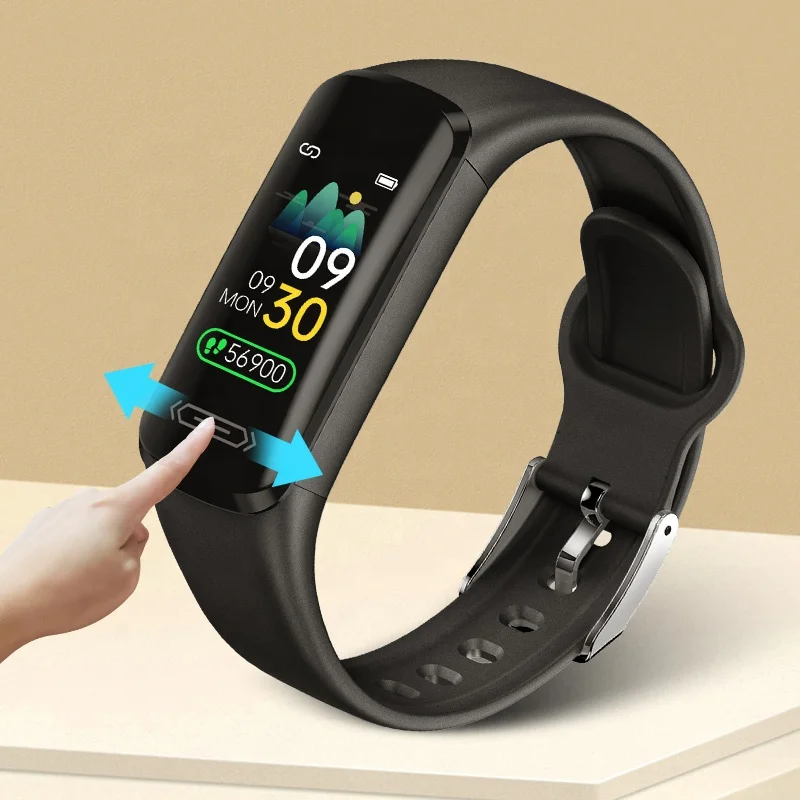 V101 Cheap Factory Price Heart Rate Monitor Smart Watch IWO Body Temperature Test Smart Bracelet for Android Phone and Iphone