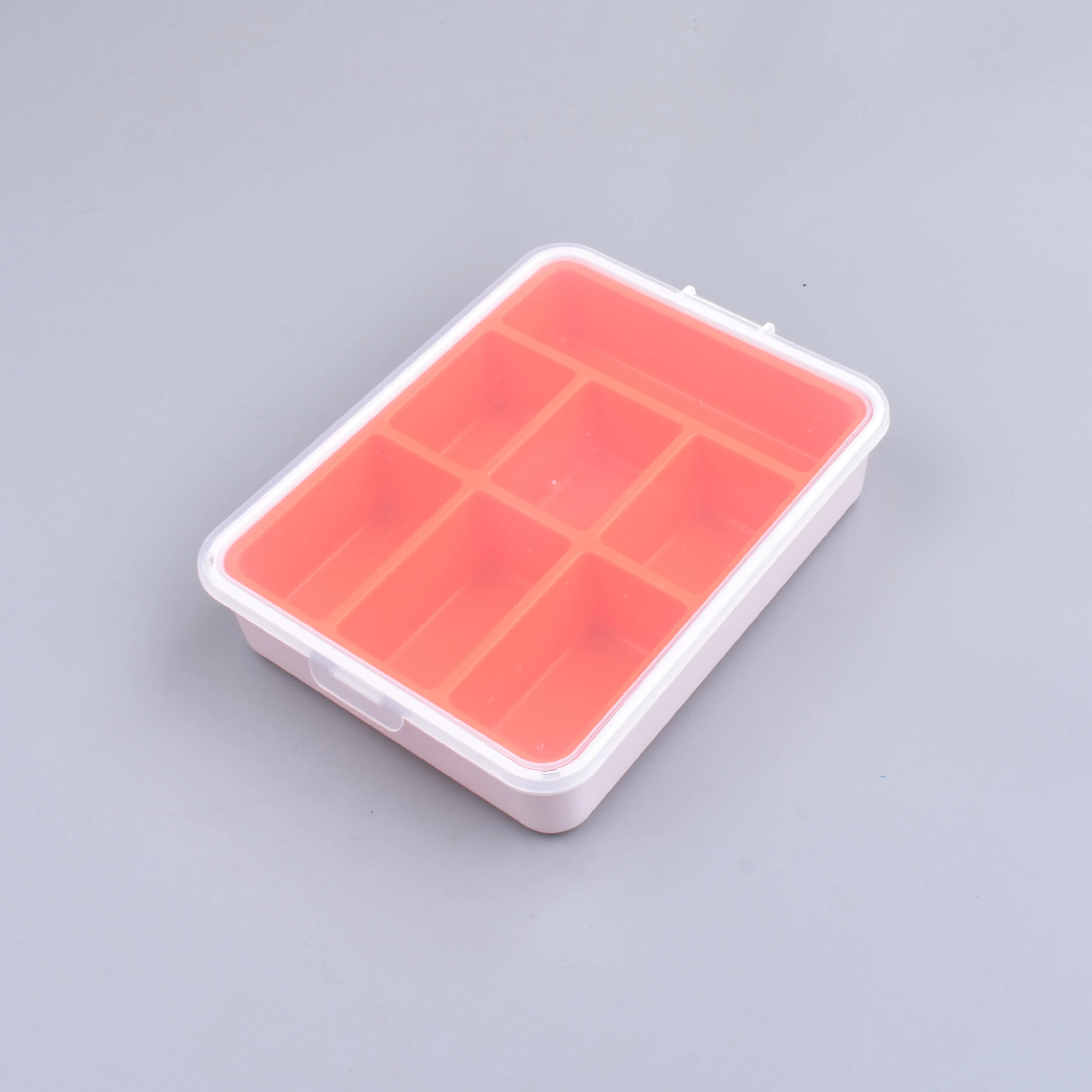 Shanfeng White 7 Compartment Storage Plastic Tool Box Hardware Organizers