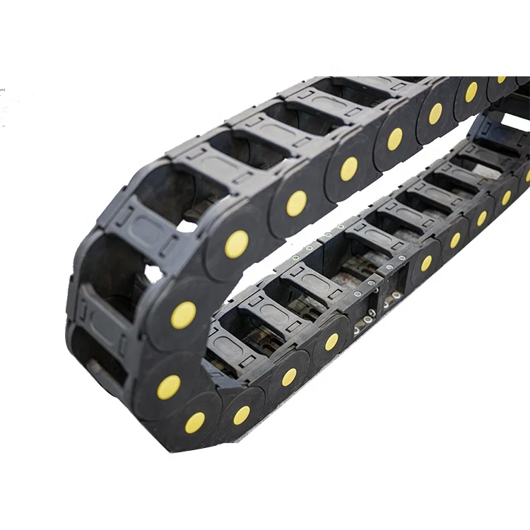 Customizable plastic drag chain for cable protection