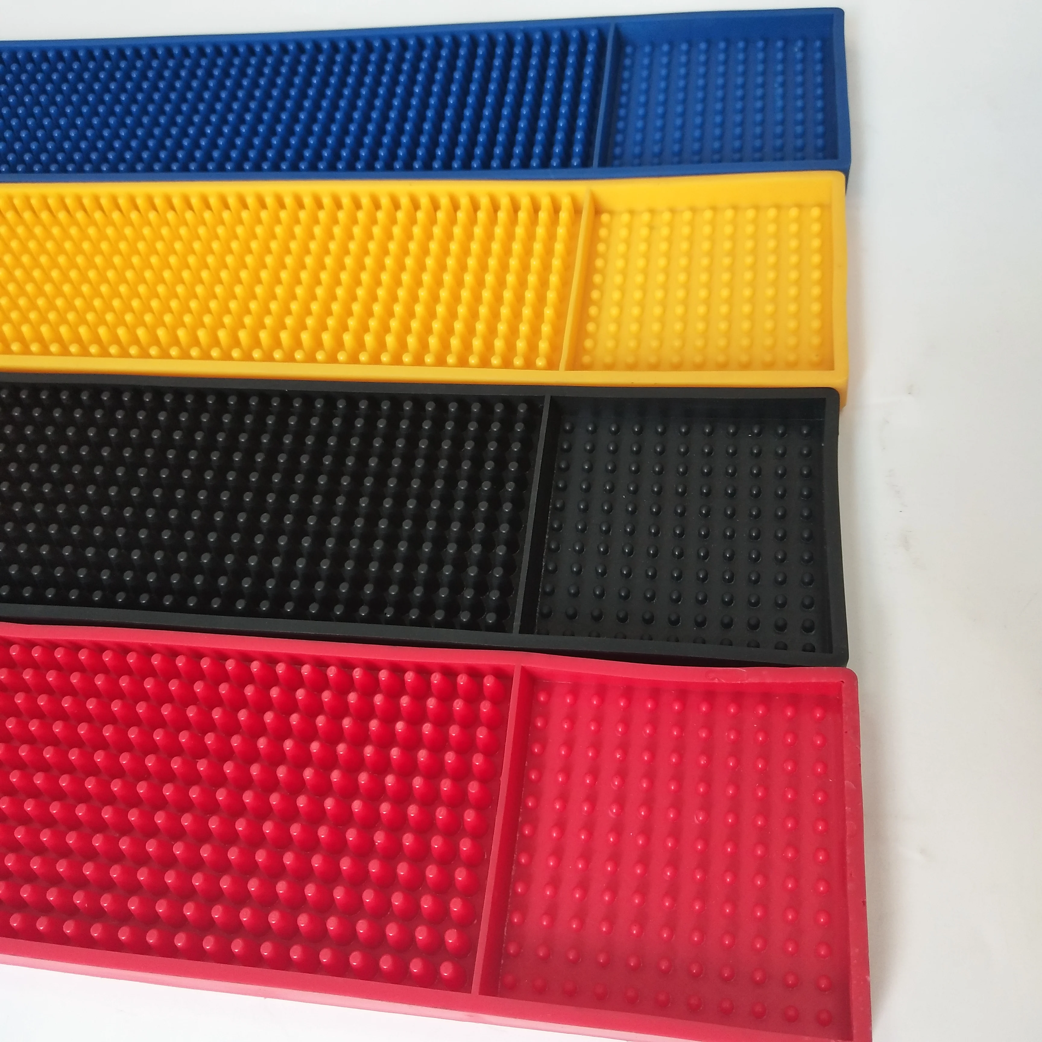 60*8*1 см аксессуары для кофе и бара ПВХ Нескользящий Резиновый коврик стеклянный поднос капельного пива