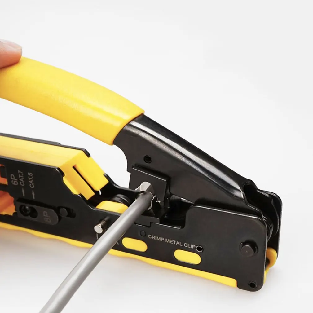 CAT5E CAT6 CAT7 EZ Tool Network Cable Crimp Tool Compact EZ Crimping Tool ABS Zhejiang China Plier Oem or Odm Manufacture 20pcs