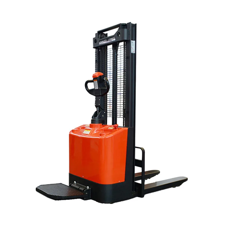 500kg 700kg 1000 kg 1.0 Ton 1250mm 1300mm lifting height economic full electric self lifter pallet stacker