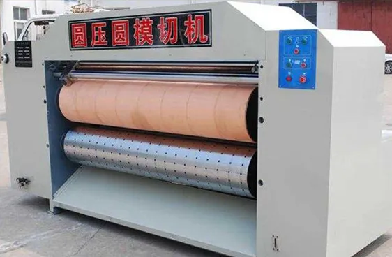 Corrugated Carton Box Semi-automatic Rotary Die Cutting machine