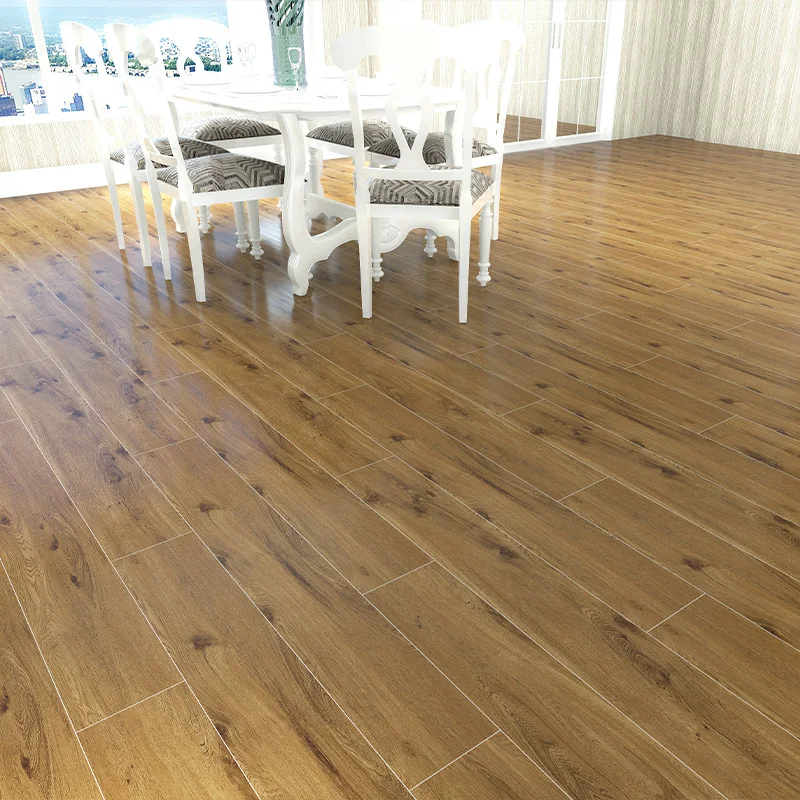 Wax Coating 10Mm 12Mm Grey Oak HDF Super Waterproof Laminate Flooring