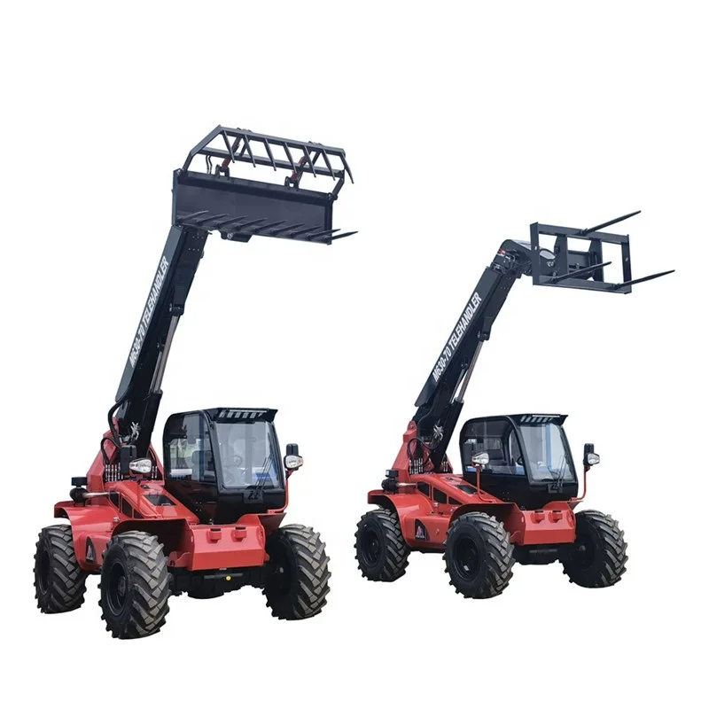 STEEL CAMEL 4X4 4WD Telehandler Construction Machinery Lift Forklift 3ton 3 5ton 4ton Telescopic Forklift with CE EPA