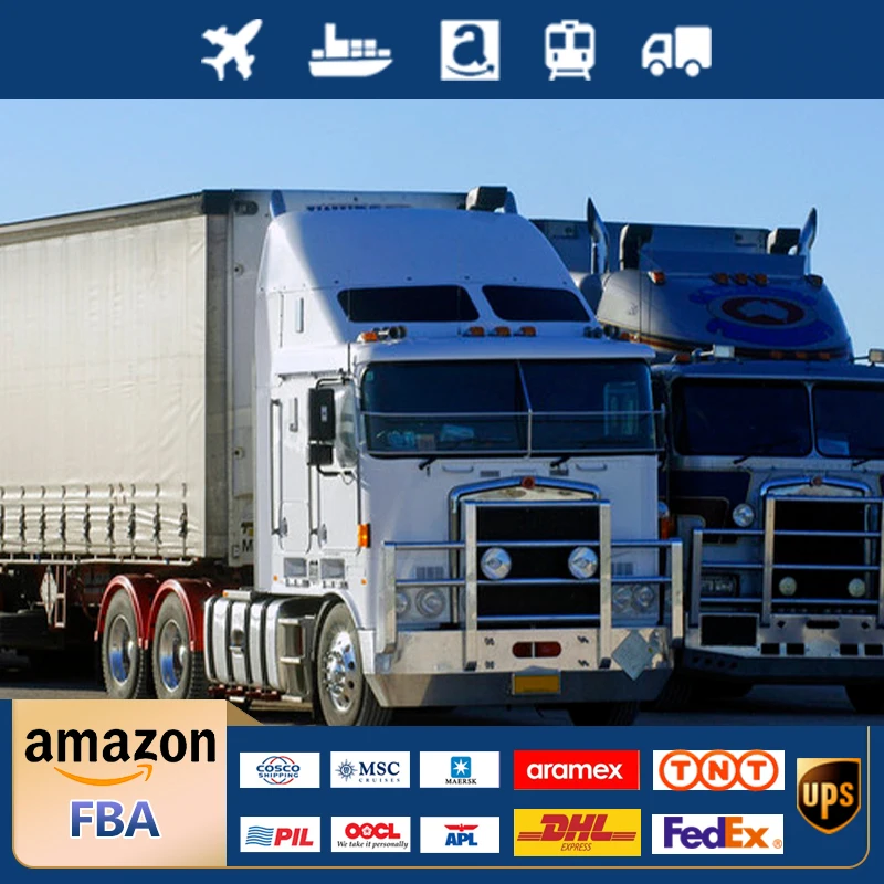 Сямынь Международная логистика Dhl Ups Tnt Fedex доставка от двери до двери Наземные транспортные компании в Канаду