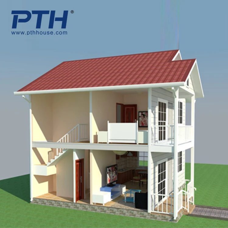 Light Steel Frame Building Low Cost Prefabricated House Light Steel Structure Villa