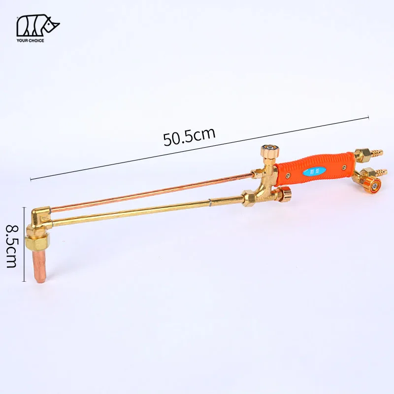 INWELT INWELT Flame Oxygen Acetylene Stainless Steel Jet Suction Gas Cutting Torch with Copper Cutting Nozzle