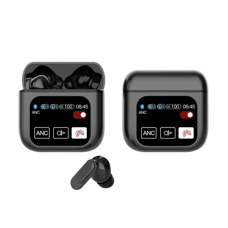 Wholesale SE 60 enc noise cancelling air earphone pro ANC wireless earbuds in-ear headphones with Touch display