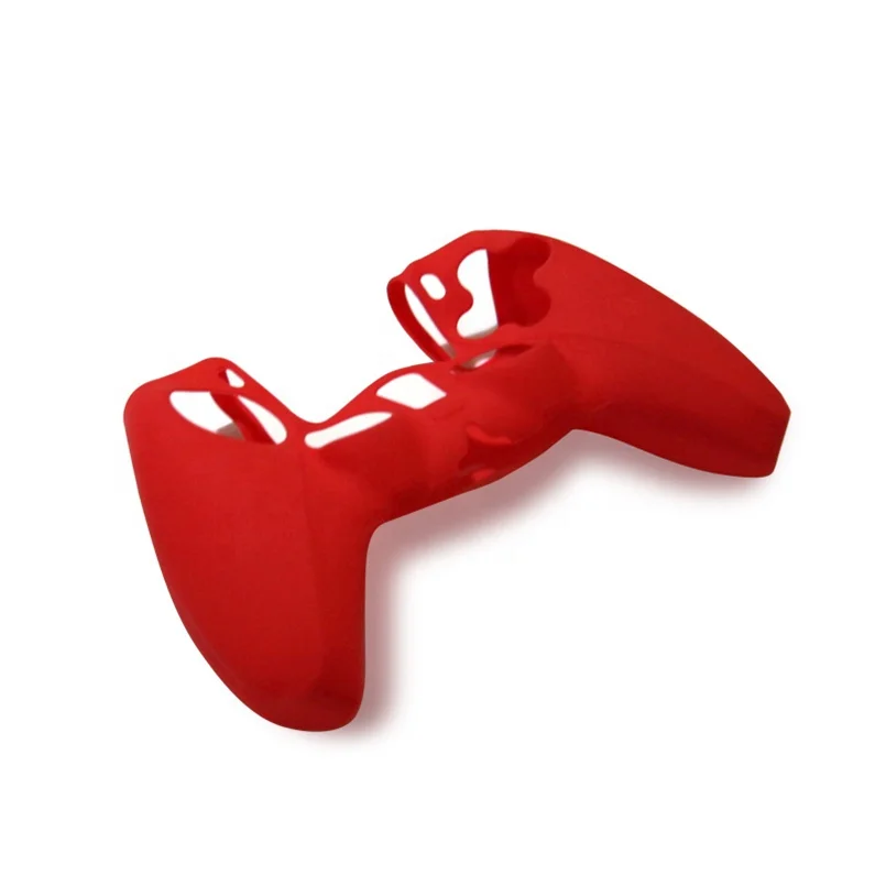 Силиконовый чехол для игровых аксессуаров X BOX One, однотонный Красный защитный чехол для игровых приставок, PS5