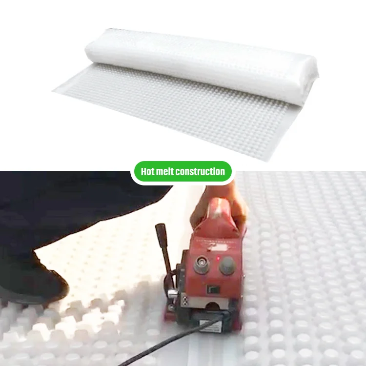 Высокое качество Green House крыши улыбающегося дренажная мембрана лист дренажным борту