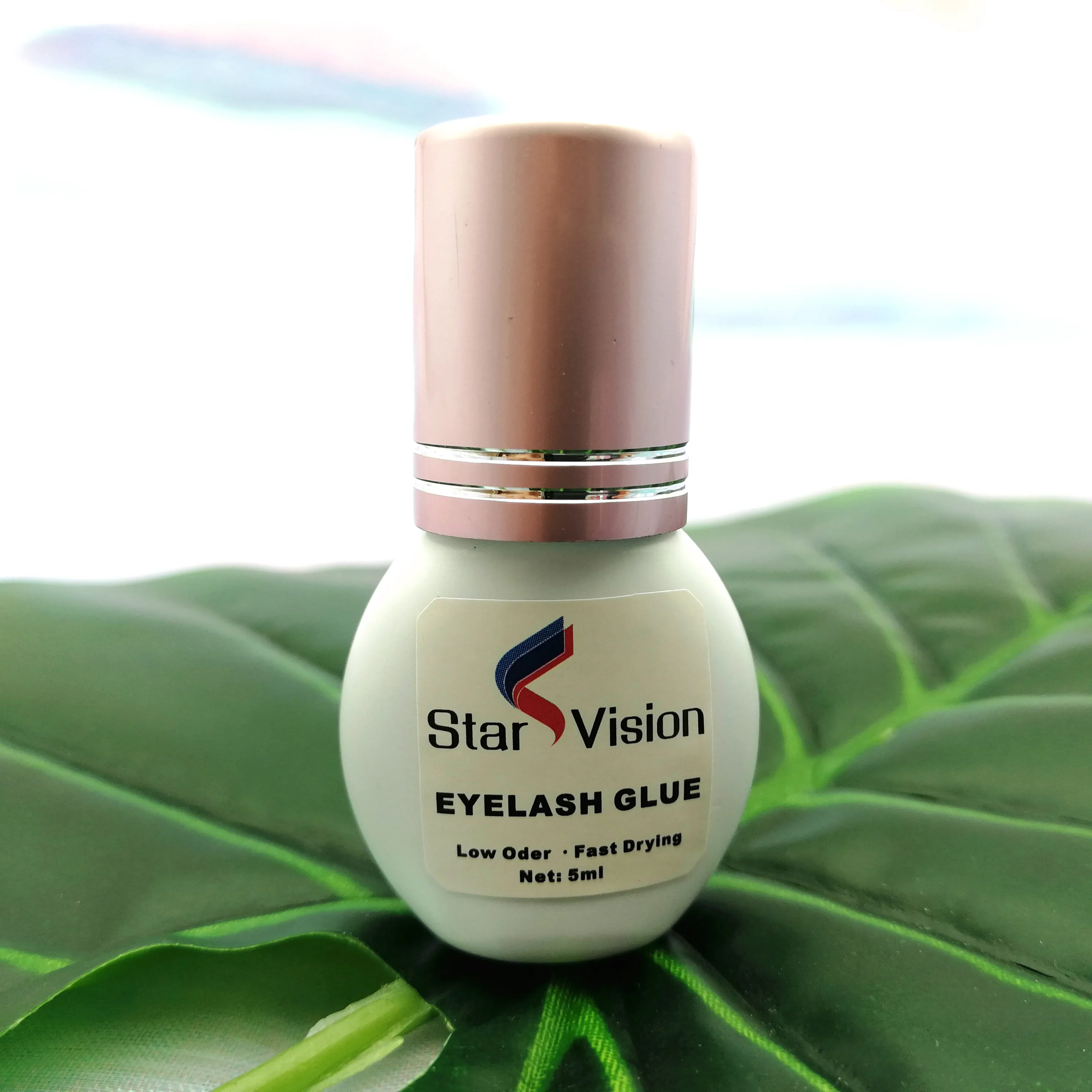 Wholesale black false eyelash extension glue adhesive for sensitive skin private label own logo