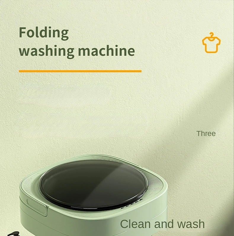 6.5l Folding washing machine underwear portable small household dormitory mini washing machine sock washing artifact